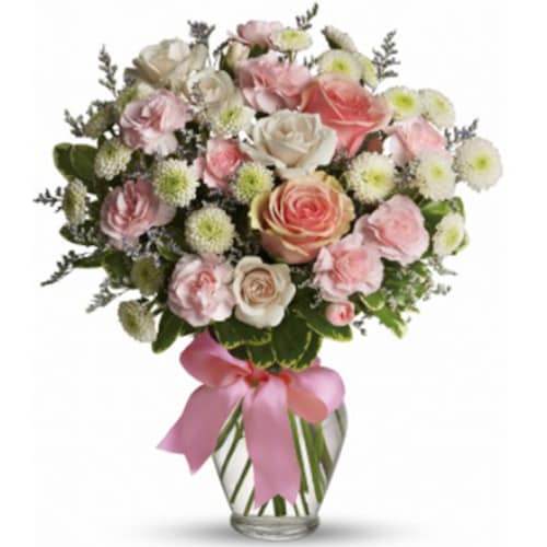 Buy Pink Flowers Bouquet
