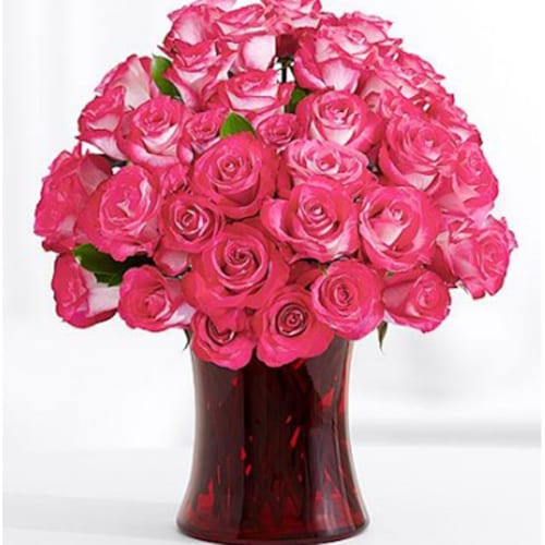 Buy 36 Pink roses bouquet
