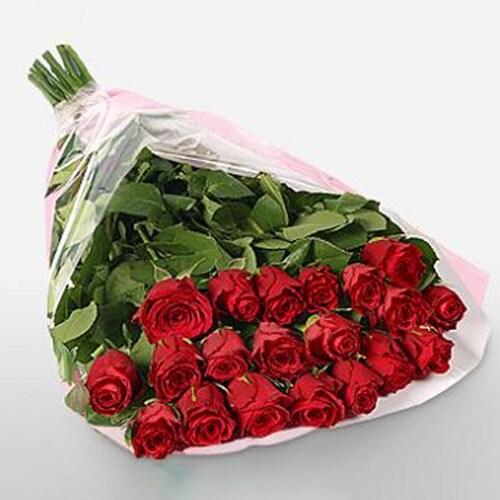 Buy Vivid Red Roses Bouquet