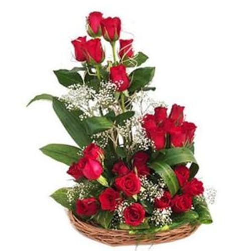 Buy 30 Red Roses Basket