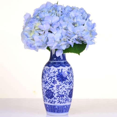 Buy Blue Flowers Vase