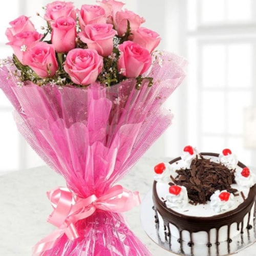 Buy Roses and Black Forest