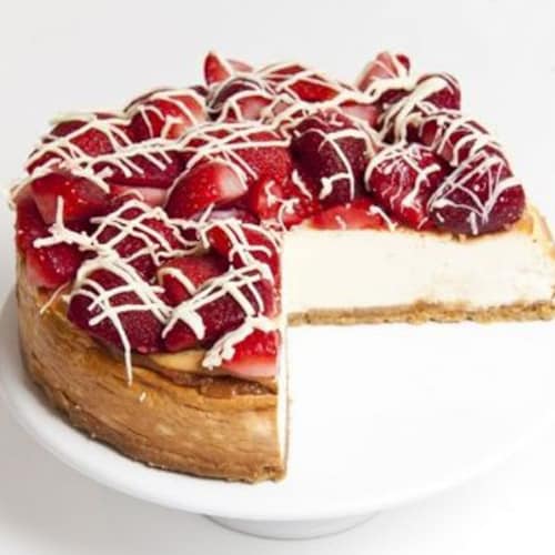 Buy Strawberry White Chocolate Cheesecake