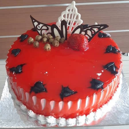 Online Loaded Love Choco Berry Cake 1 Kg Gift Delivery in Qatar - FNP
