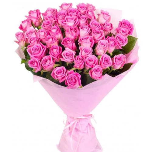 Buy Perfect Pink Roses Bouquet
