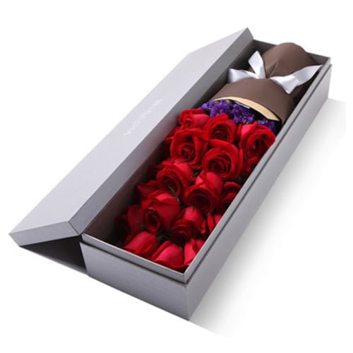 Buy Beautiful Red Roses In Box