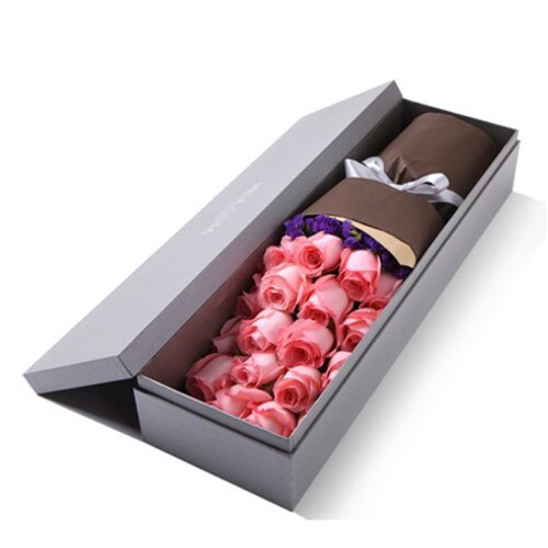 Buy Pink Roses In Box