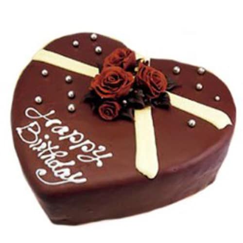 Buy Heart Shape Chocolate Cake