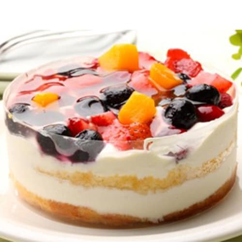Buy 6 Inch Fresh Cream Fruit Cake