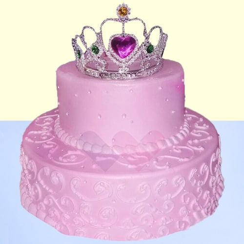 Buy Strawberry princess 2 tier cake