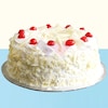 Buy Tempting White Forest Cake