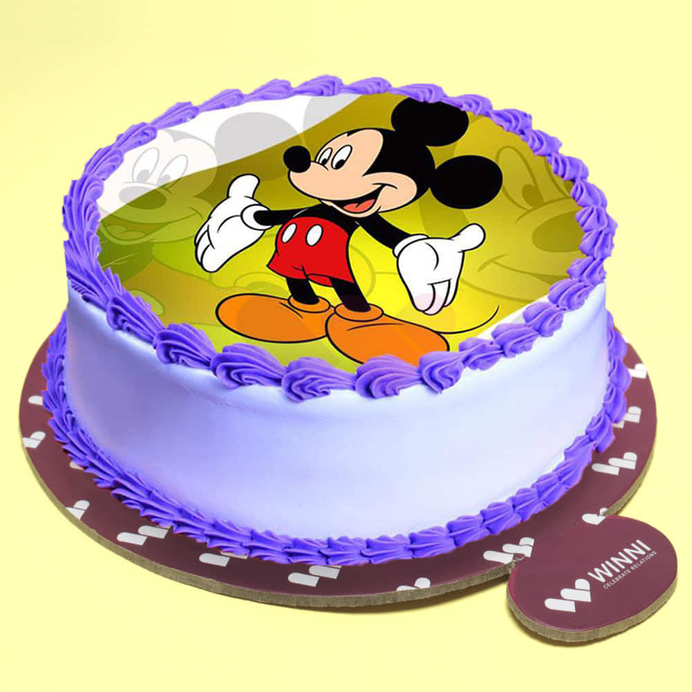 Update 67+ bakery mickey mouse cake latest