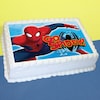 Buy Spiderman Vanilla Photo Cake