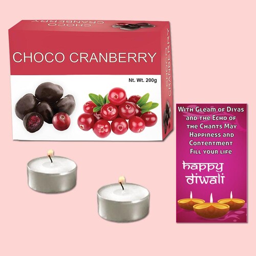 Buy Choco Cranberry and Diwali Greeting