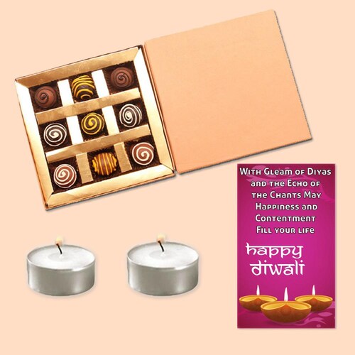 Buy Chocolate Truffles and  Diwali Greeting