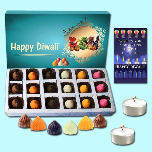 Buy 24 Modak Chocolates Box