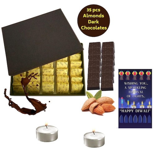Buy Badam Burfi and Diwali Greeting