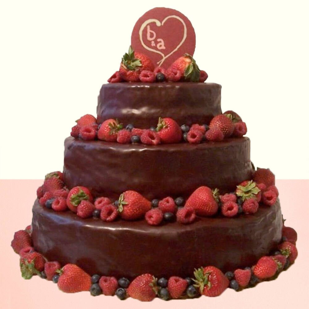 Chocolate cake - Luv Flower & Cake