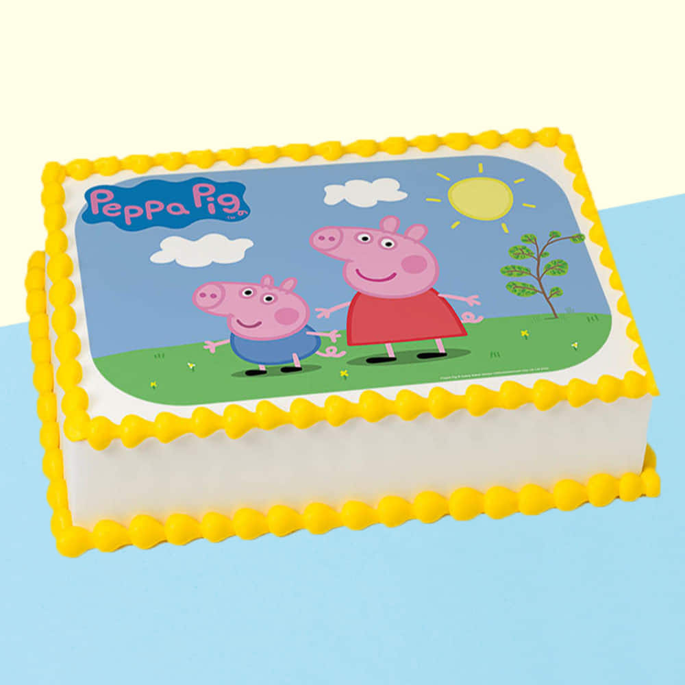 Children's birthday cake Peppa Pig order online | Confiserie Bachmann  Lucerne