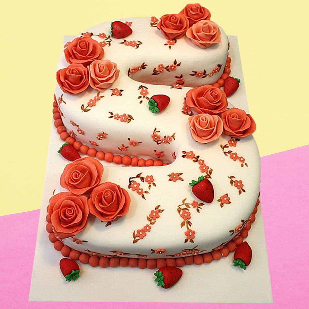 How To Make Alphabet Cake At Home - Wondafox | Alphabet cake, Cake  lettering, Cute birthday cakes