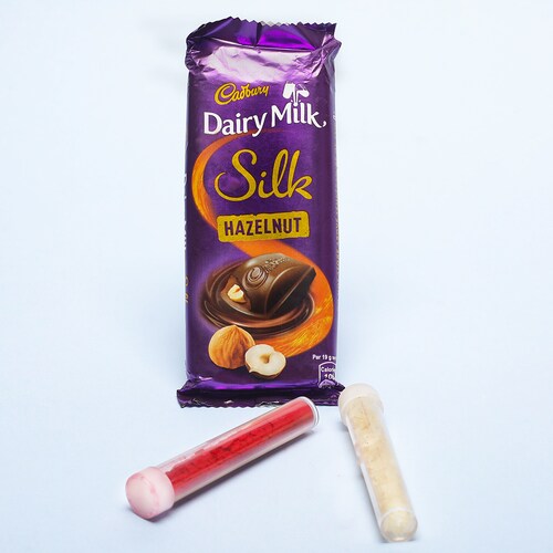 Buy Dairy Milk Silk Chocolate wirh Roli Chawal