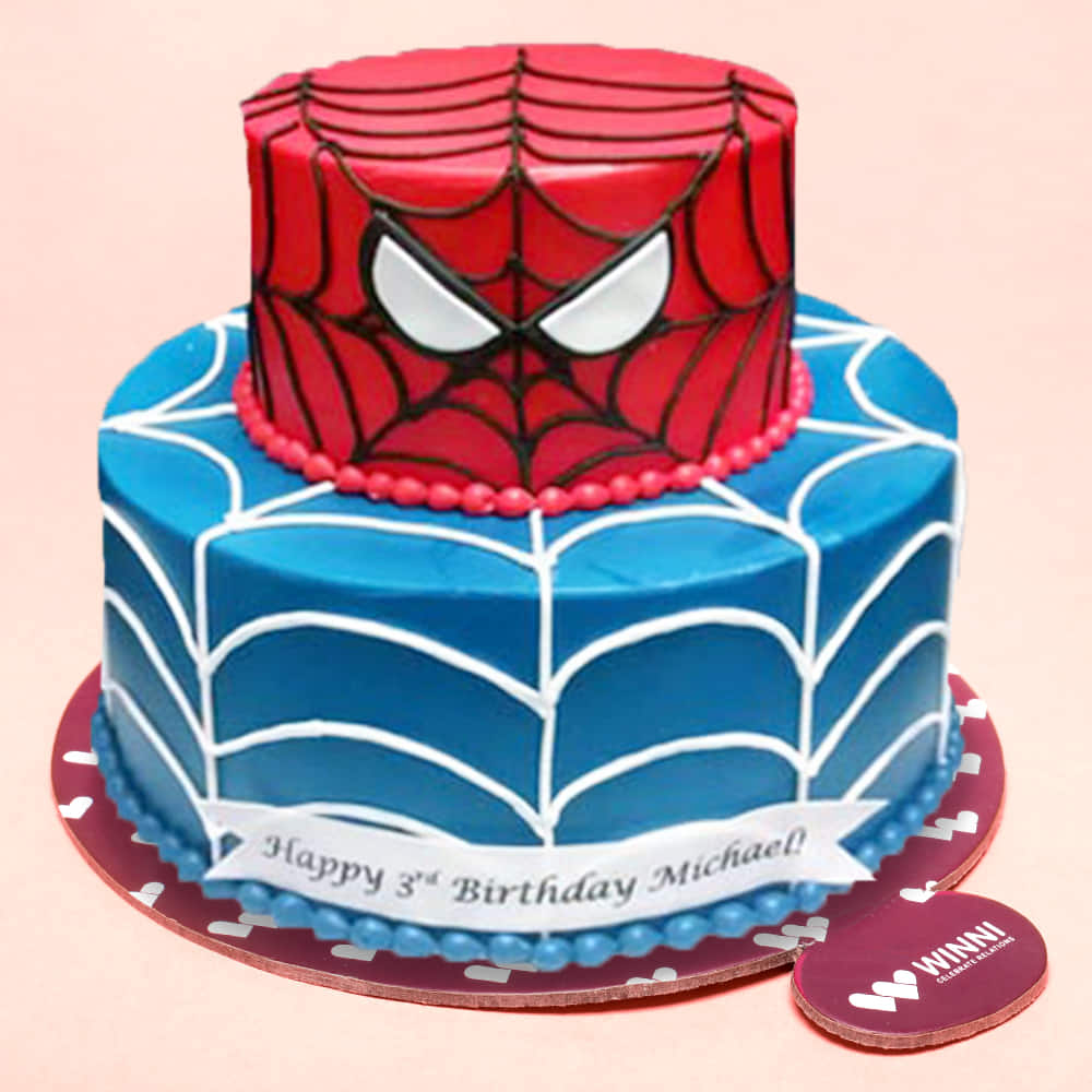 Buy Amazing Spiderman Cake  Best Offers  The Cakery Shop