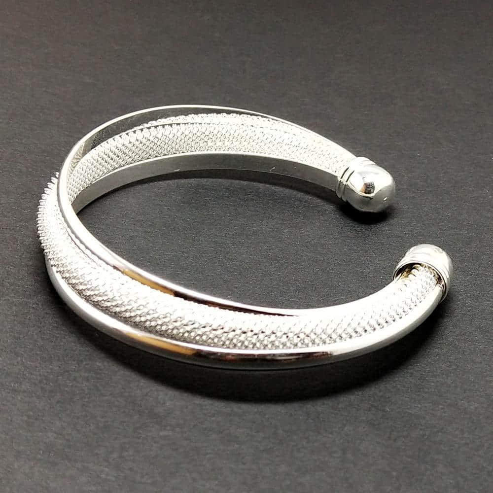 Buy Zavya 92.5 Sterling Silver Bracelet in Rhodium-Plating Online At Best  Price @ Tata CLiQ