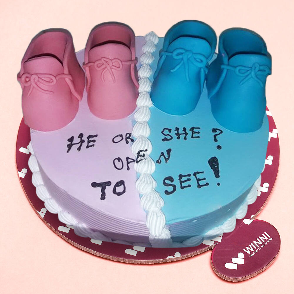 Baby Feet Baby Shower Cake In ₹2,899.00 And Get Delivery In Delhi NCR »  From Theme Cake Store
