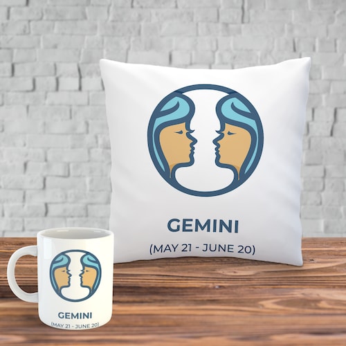 Buy Gemini Mug with Cushion