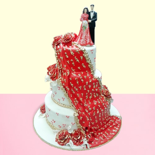 Buy Best Couple Wedding Cake