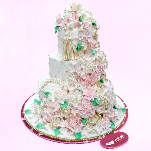 Buy The Flower Art Wedding Cake