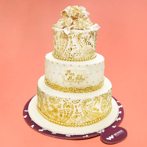 Buy The Gold Smash Wedding Cake