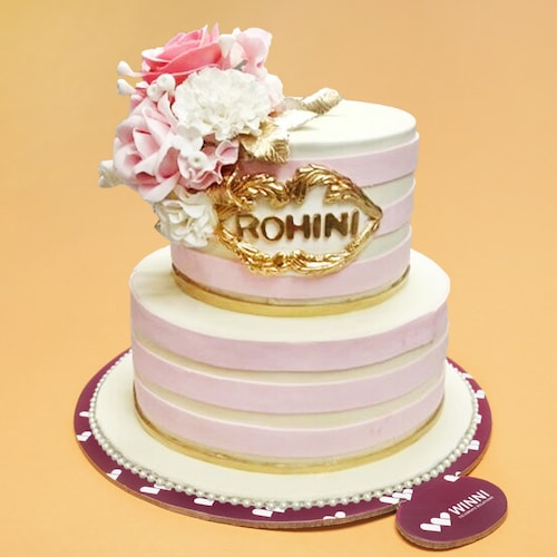 Buy For Happies Gold Wedding Cake