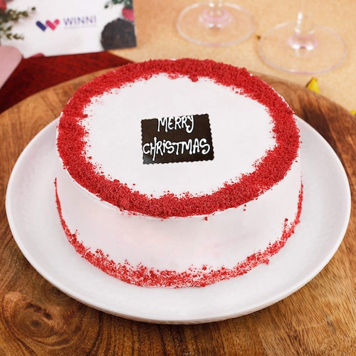 Buy Merry Christmas Red Velvet Cake