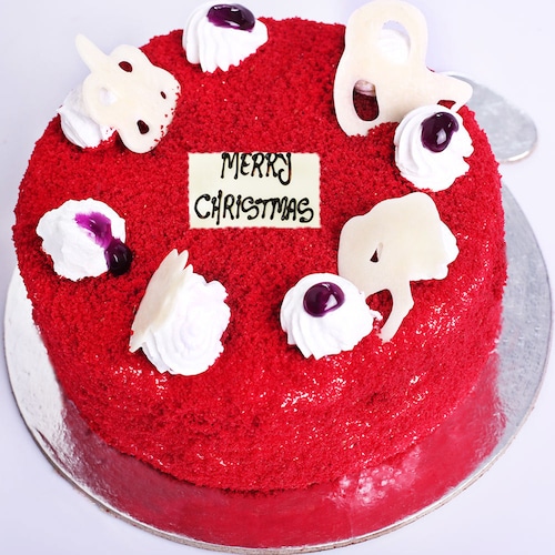 Buy Luscious Christmas Red Velvet Cake