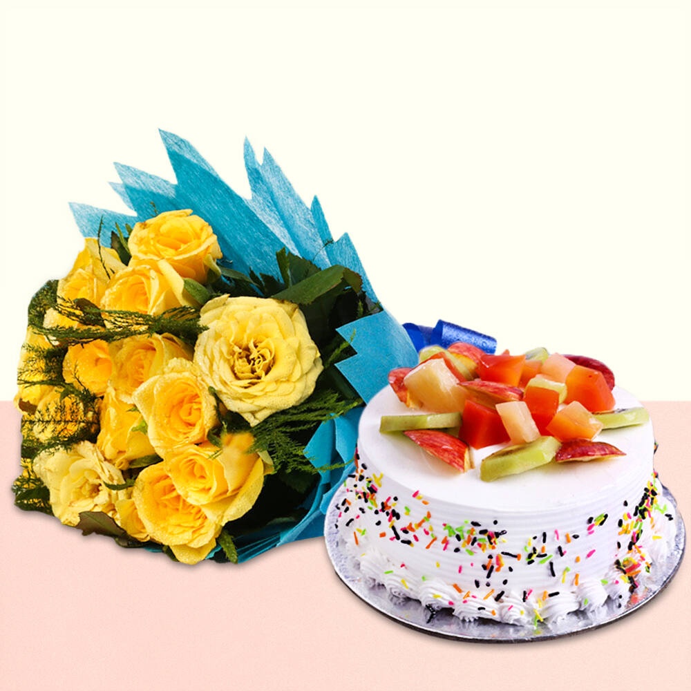Most Elegant Flower With Cake | Winni.in