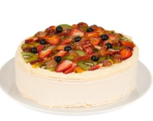 Buy Fresh 1 Kg Fresh Fruit Cake Topped With Fresh Fruits Slices
