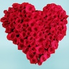 Buy Heart Shape arrangement of Red Roses