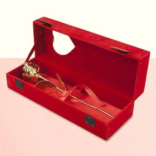 Buy Gold Rose with Box