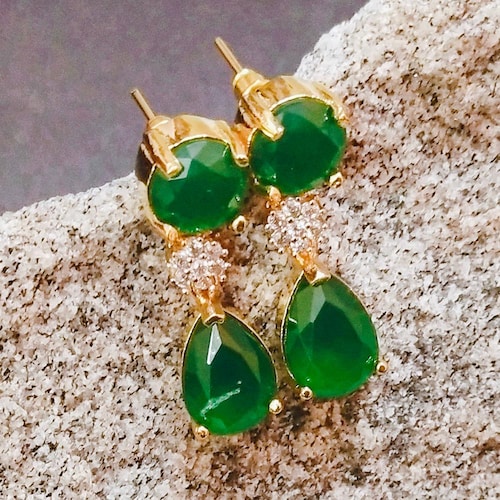 Buy Green Beads Earrings