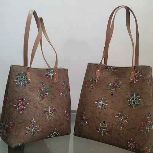 Buy Multi Purpose Brown Tote Bag