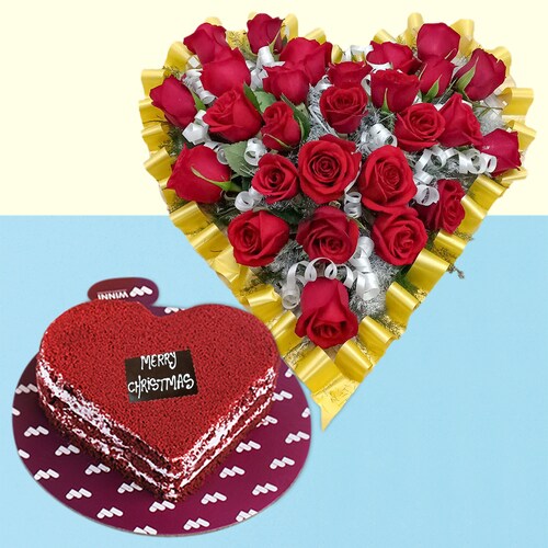 Buy Heart Shaped Roses Repose