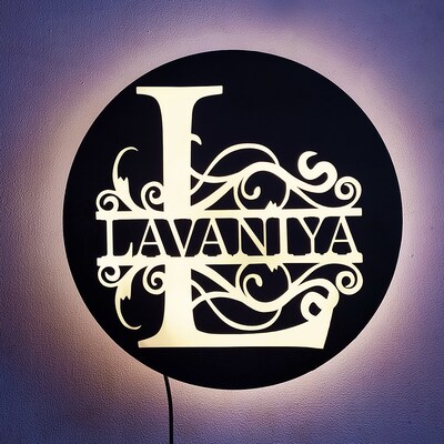 LED Custom Name Lamp