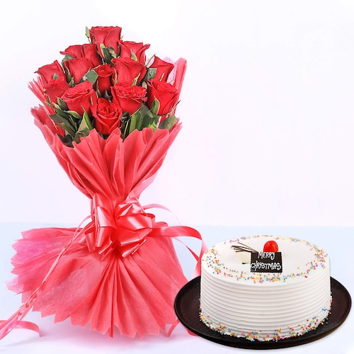 Buy Vanilla Cake With Admirer Florist