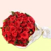 Buy Romantic Blooms Red Roses Bunch