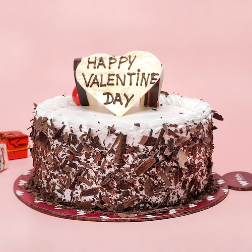 Buy Black Forest Valentine Cake