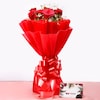 8 Red Roses Bouquet: send flowers online