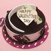 Buy Chocolate Cream Valentine Cake