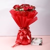 12 red roses bouquet: order flowers online