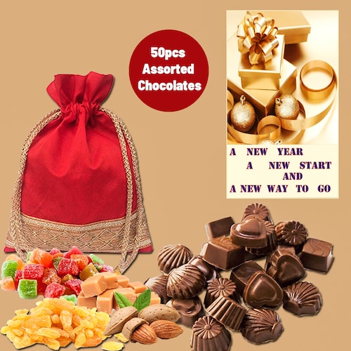 Buy Premium Assorted Chocolate New Year Gift